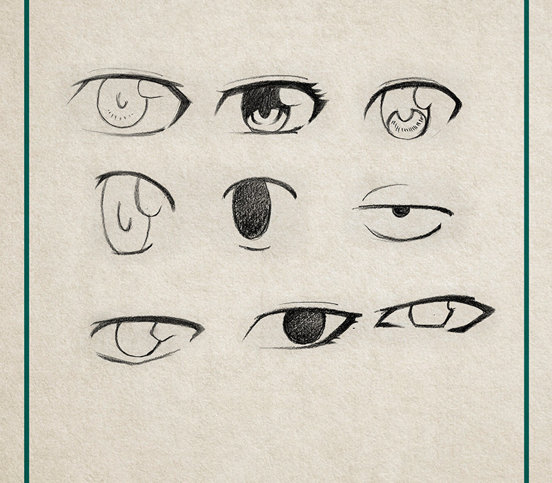 Dica de desenho – Olhos em mangá - Instinto Mangaka